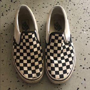 Checkered vans